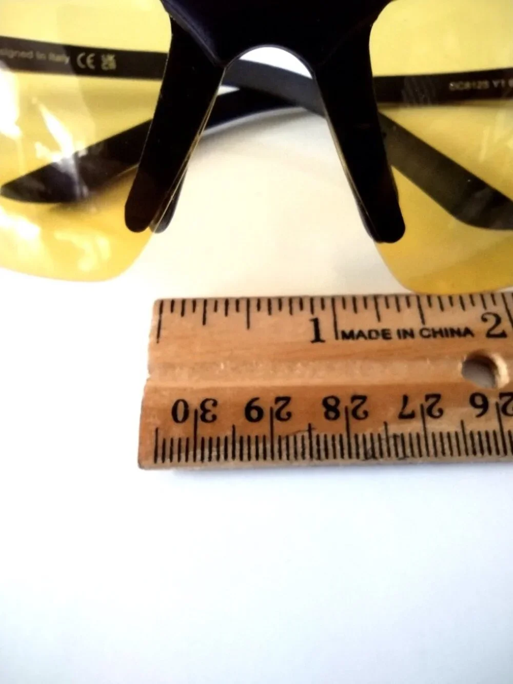 Sunglasses Unisex NWOT Yellow Lens Black Frame Driving Sports Fashion